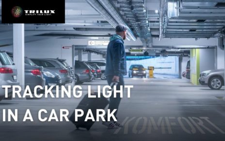 Tracking light in a car park